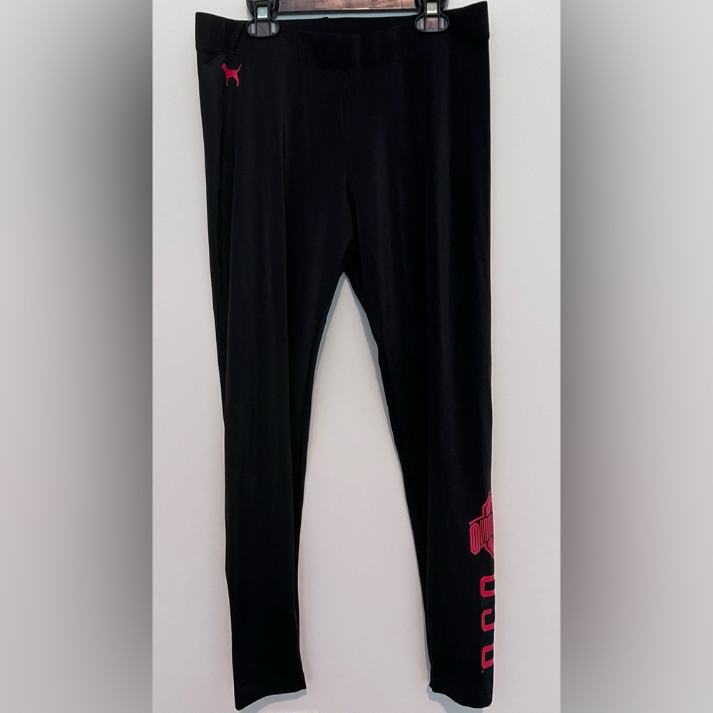 Pink Ohio State Leggings.